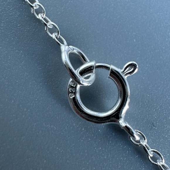 Sterling Silver Star Ball Pendant and Chain - Picture 6 of 8